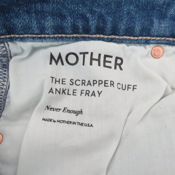 MOTHER SUPERIOR The Scrapper Cuff Ankle Fray NWT - Picture 15 of 15
